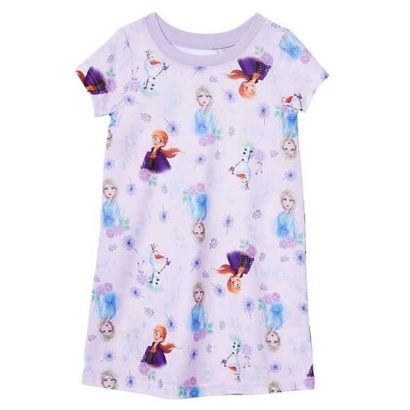 NEW! NWT DISNEY FROZEN PJ Night Gown 3 Piece set - Picture 5 of 7